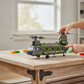 Detailed CH-47 Helicopter Model Building Kit - Perfect Gift for Aviation Lovers