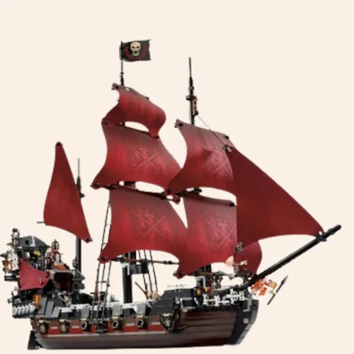 NEW Pirates Queen Anne's Revenge Ship Building Blocks Set 1097 pcs Caribbean