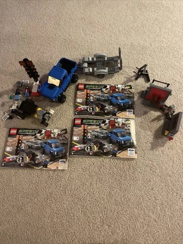 Lego Speed Champions Set 75875 Mostly Complete