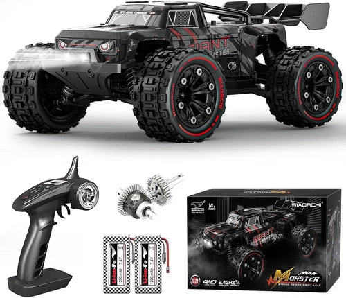 1/14 Brushless RC Cars for Adults Fast 60+ mph, RC Trucks 4x4 Offroad Waterproof