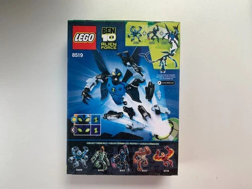 Lego Ben 10 Alien Force Big Chill 8519 NEW SEALED RARE Buildable Alien 2010
