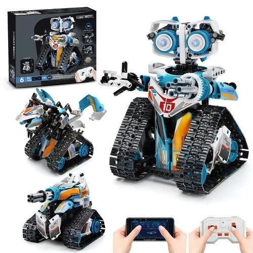 DOLIVE Robot Toys for Kids Ages 8-14, Remote & App-Controlled 3 in 1 STEM Rob...