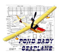 Pond Baby Micro Seaplane 20" WS RC Airplane Laser Cut Balsa Short Kit Plans