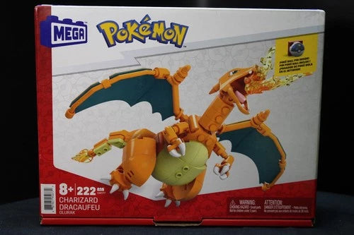NEW MEGA Charizard & Emolga and Bulbasaur Pokemon 222 Piece Building Blocks Set