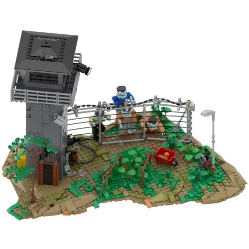Modular Prison Building Toy Kits MOC Style TV Scene Brick 1189pcs DIY Collection