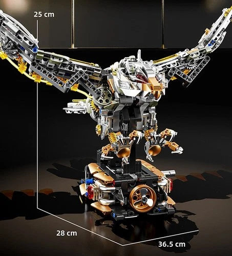 Mechanical Eagle Building Blocks Set Steampunk Animal Compatible Brick Toy Model