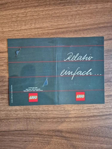 Lego phone card Germany 6DM rare Albert Einstein - unused - promo year 1995