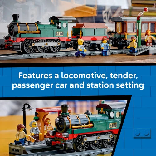 LEGO City Vintage Steam Train Set - Building Toy for Boys & Girls, Ages 7+ - Toy
