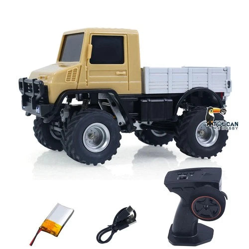 JIABAILE 2.4G 1/36 4WD Plastic RC Crawler 3603 Off Road Car Radio Battery Light