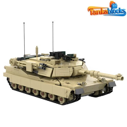 MOC-84123 Abrams main battle tank building blocks Toys Birthday Gift set