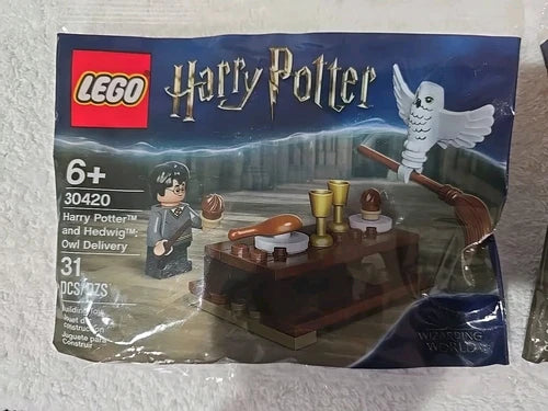 12X Lego Harry Potter Polybag 30420 Harry and Hedwig Owl Delivery 31pcs Sealed