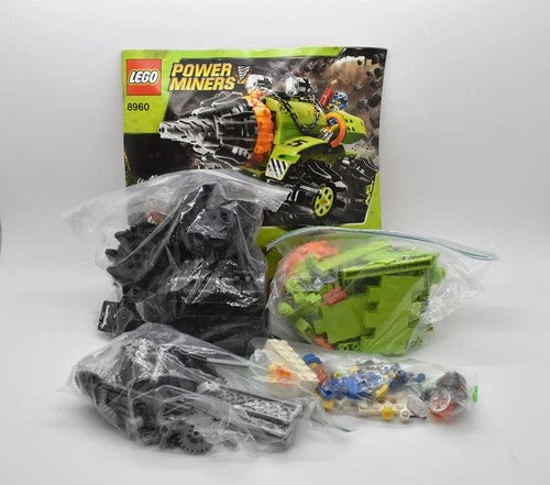 Lego Power Miners Thunder Driller #8960 100% Complete Loose Set 2009