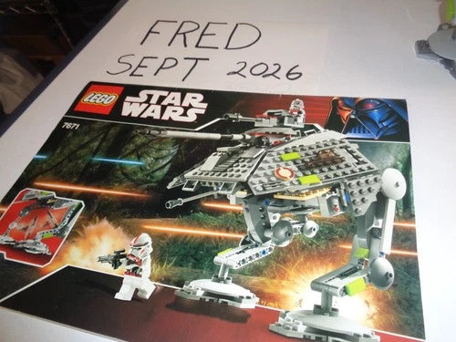 Star Wars LEGO AT-AP Walker 7671 - 392pcs 100% - 2008 Clone Wars - Retired