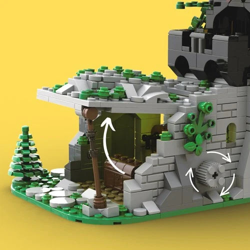 Outpost Castle Remake Model 647 Pieces Historical Building Blocks