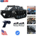1:16 Scale Remote Control Car Military Crawler Off-Road RC Tank with 4WD, Adj...