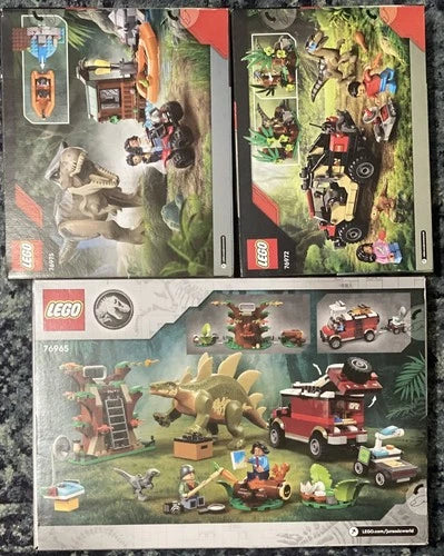 3 Sets LEGO Jurassic World 76975 - 76972 - 76965 - SEALED BOX- Read Description