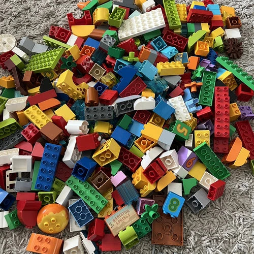 LEGO DUPLO LOT - BUILDING BLOCKS BRICKS Kids Building Toy - RANDOM ( 100 PCS )