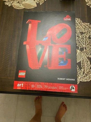 LEGO Art LOVE Robert Indiana 31214 791 Pieces 18 + Free Shipping