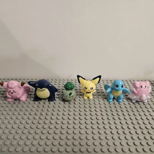 Pokemon MiniFigs Set Of 11 GENGAR EEVEE CHARMANDER PIKACHU SQUIRTLE BULBASAUR +
