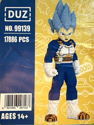 DUZ Dragon Ball Vegeta Interlocking Blocks Set 17886pcs 99139 For 14+