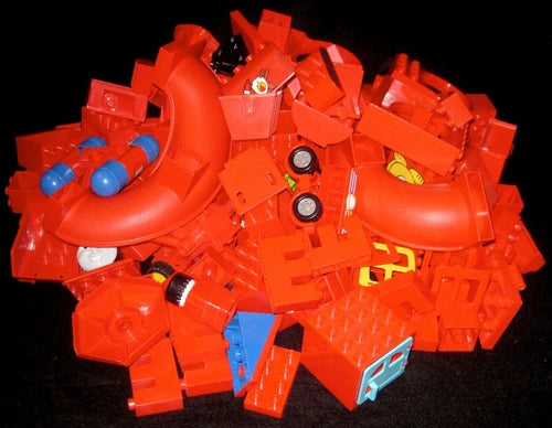 Bundled Lot DUPLO Bricks & Blocks RED