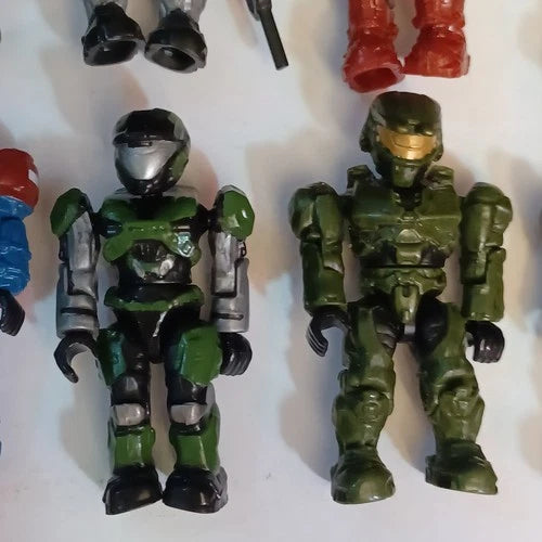 Halo Mega Blocks 33+ Figures And parts lot SEE PICS