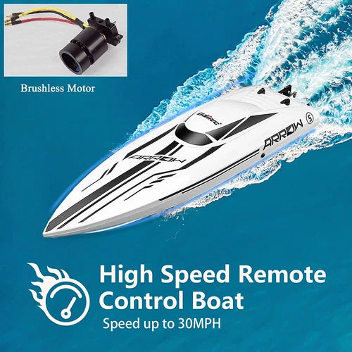 50KM/H RC Racing Boat Brushless High Speed Boat Remote Control Boat Adults Kids