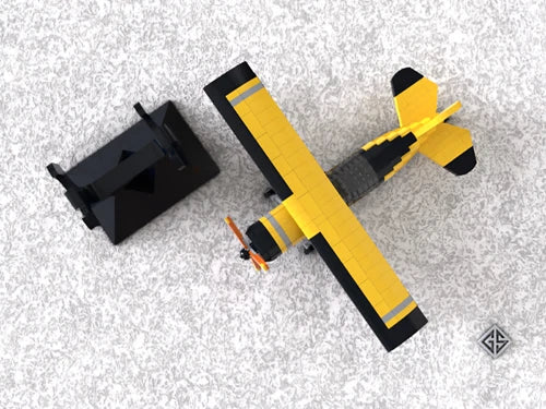 MOC-137128 Pitts Model 12 Biplane building blocks Toys Christmas gift