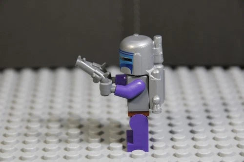 LEGO Star Wars Custom Jango Fett Minifigure w/ Jetpack & 2 Blaster Pistols