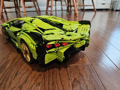 MEOW Technic 42115 Lamborghini Sián FKP 37 Custom Printed 3696pc 98% Complete