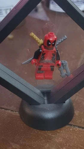 MEOW Deadpool Minifigure with Weapons, Set 6866, Marvel Sh0032 Sh032 Authentic