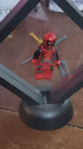 MEOW Deadpool Minifigure with Weapons, Set 6866, Marvel Sh0032 Sh032 Authentic