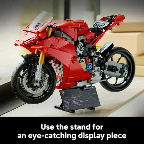MEOW Technic Ducati Panigale V4 S Motorcycle Toy - Building Set for Adults, Men