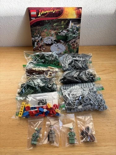 MEOW Indiana Jones 7626 Jungle Cutter Kingdom of the Crystal Skull 511pc Box