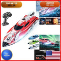 BEZGAR RC Boat TX126-12 Inch Remote Control Boat For Lakes And Pools HJ812