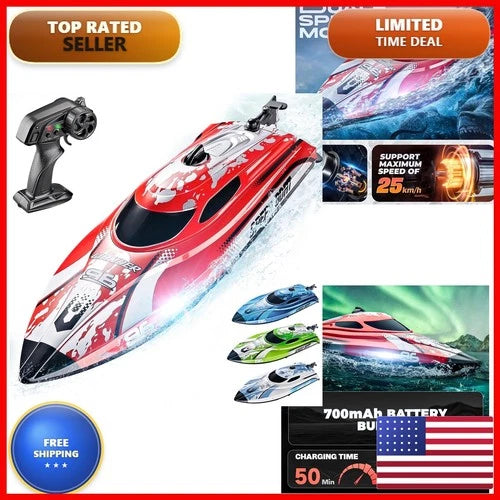 BEZGAR RC Boat TX126-12 Inch Remote Control Boat For Lakes And Pools HJ812