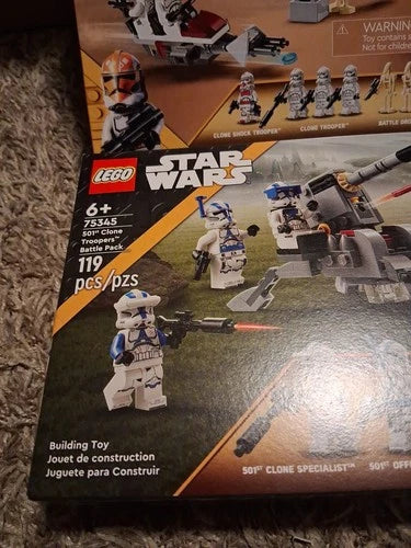 Lego 4 Star Wars Sealed Set Lot 75372 75345 75320 75332 AT-ST Clone Troopers Box