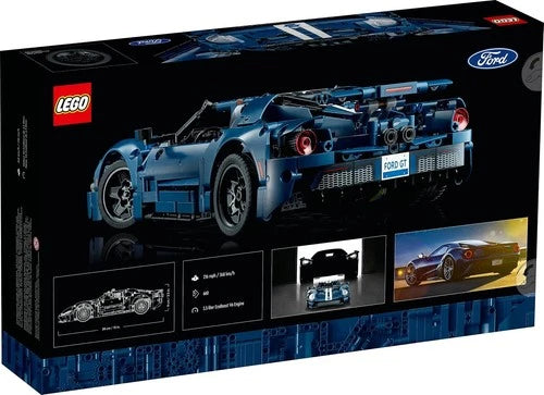 LEGO Technic 2022 Ford GT Building Set for Adults - Collectible Kit W/Authentic