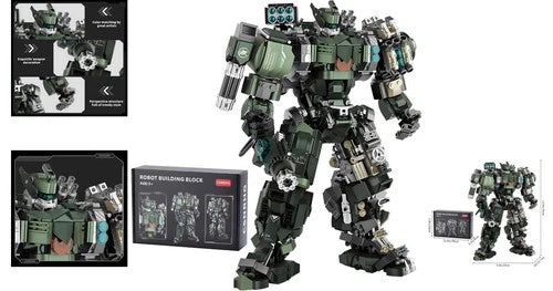 1403-Piece Mecha Robot Building Block Set - Perfect for Birthdays & Holidays
