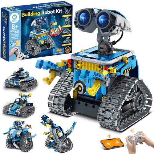 Sillbird Robot Building Kit with Remote Control STEM Gifts for Boys Ages 8-12...
