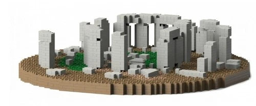 JEKCA ST27AW04 Architecture STONEHENGE Nano Building Set 1950 Pieces NEW