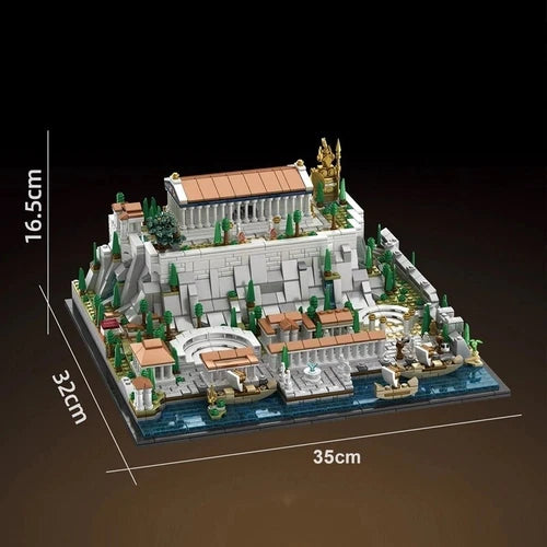 Architecture Acropolis of Athens Building Blocks Set 1988 pcs building bricks