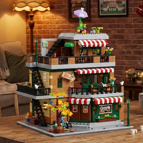 Barweer Modular Friends Coffee Shop Central Bean Building for Adults 3570pcs