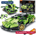 STEM Building Blocks Kit for Kids - 2 in 1 Remote Control Race Car and Ro