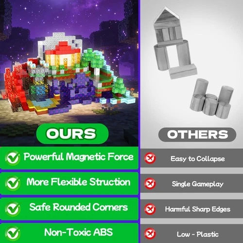 KCCHZ Magnetic Building Blocks Cubes 600PCS