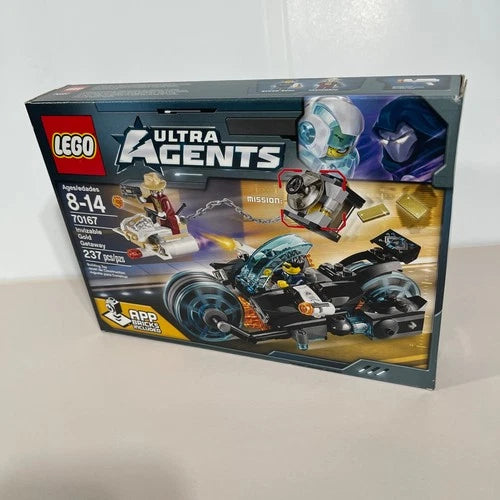 LEGO Ultra Agents 70167 Invizable Gold Getaway Set New Sealed Retired