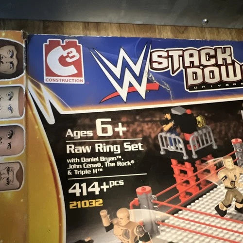 C3 Construction StackDown WWE Raw Ring Set 414+ pcs 21032