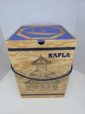 Kapla 280 Piece Chest Building Blocks Natural Wood Planks w/ Art Book - Complete
