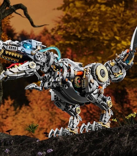 Mechanical Dinosaur Building Blocks Set Steampunk T-Rex Compatible Brick Toy