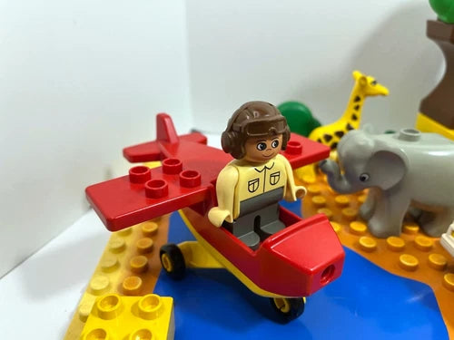 LEGO Duplo Vintage LOT: Savannah Animals 2689 (1994) + Safari 1811 (1995) Rare.
